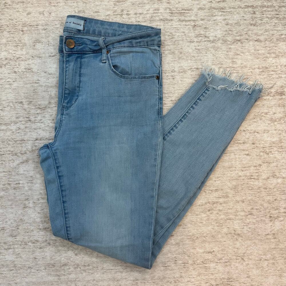 Articles of Society Fringe-Hem Faded Jeans, Size 10 - Picture 10 of 10